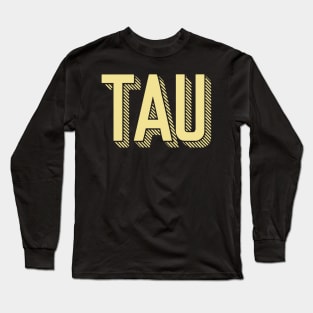 Yellow Tau Sunshine Letter Long Sleeve T-Shirt